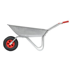 GARDEN GALVANISED WHEELBARROW 65L