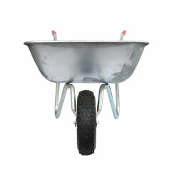 GARDEN GALVANISED WHEELBARROW 65L
