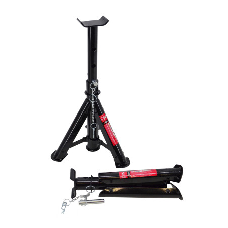 FOLDABLE AXLE JACK STAND 2pcs 2T 270-365mm