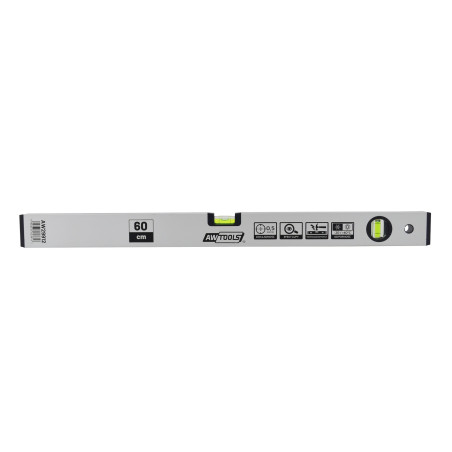 ALUMINIUM ANODISED SPIRIT LEVEL 40cm/ 2-VIALS