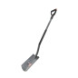 STEEL GARDEN SPADE WITH D-GRIP 19x29cm
