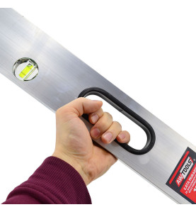 MASONRY ALU RECTANGULAR SCREEDNG LEVEL 300cm/ TWO VIALS & HANDLES