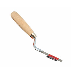 STAINLESS STEEL BRICK JOINTER TROWEL 10mm/ WOODEN HANDLE