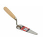 STAINLESS STEEL CATS TONGUE NARROW TROWEL 160mm/ WOODEN HANDLE