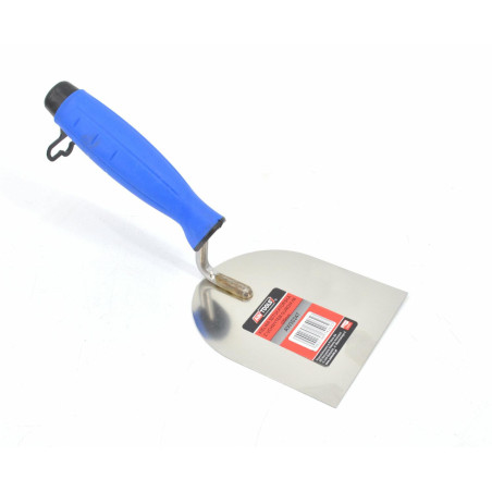 STAINLESS STEEL PLASTERING MARGIN TROWEL 60mm/ RUBBER HANDLE