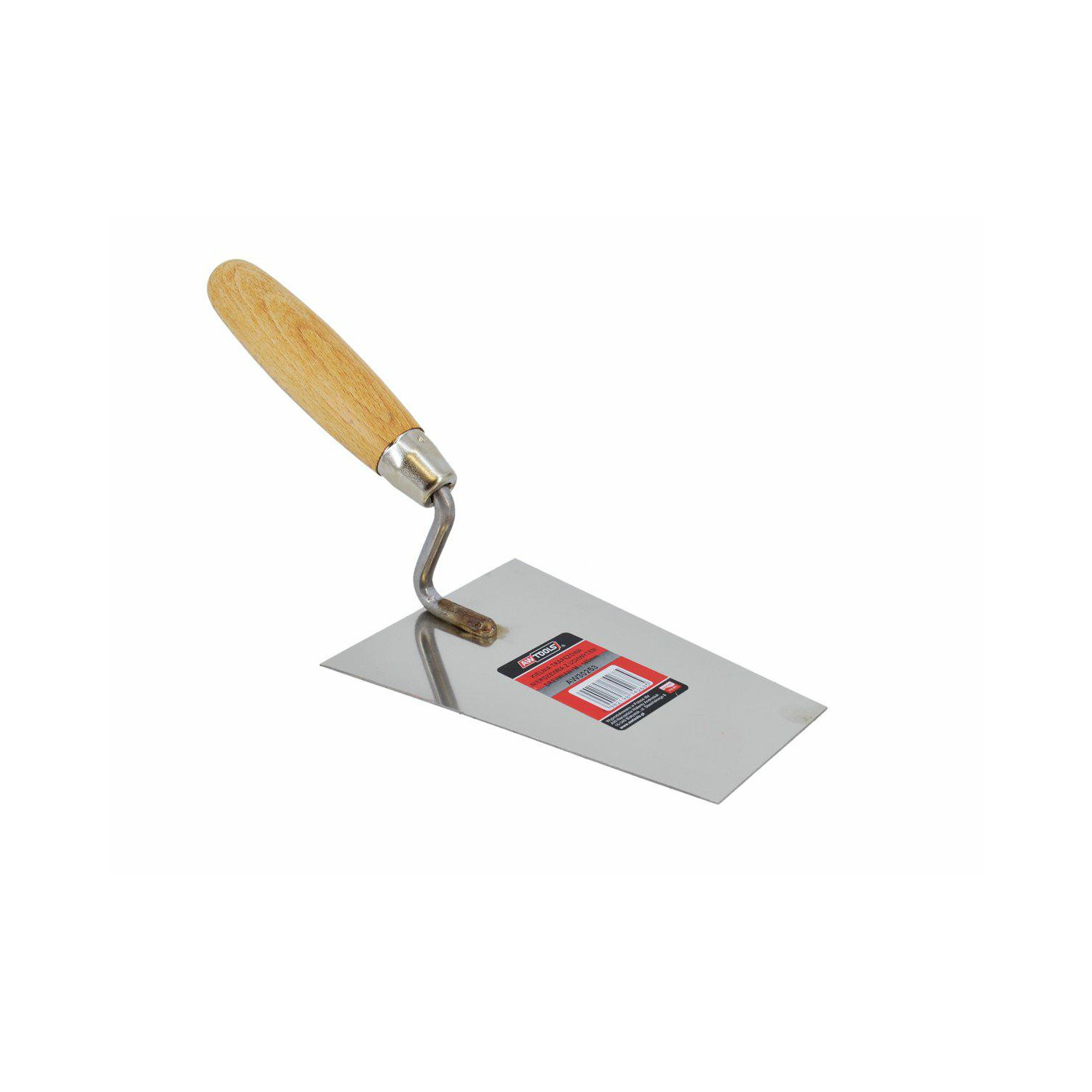 TRAPEZOID TROWEL 160mm/ WOODEN HANDLE