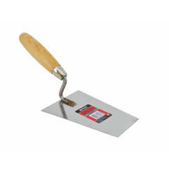 TRAPEZOID TROWEL 180mm/ WOODEN HANDLE