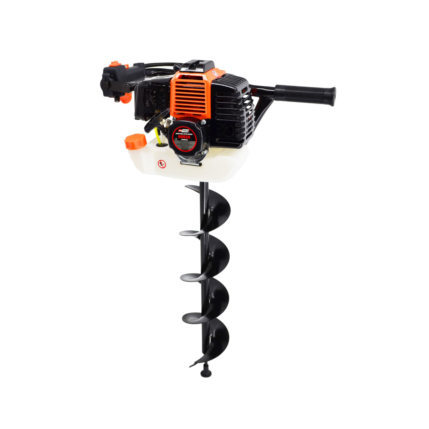 PETROL EARTH AUGER + 3 DRILL BITS 2,95HP 1200ml GD520