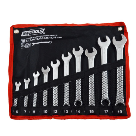 COMBINATION SPANNER SET 10pcs /6-19mm/ BLACK LINE
