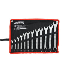 COMBINATION SPANNER SET 6-22mm 12pcs BLACK LINE