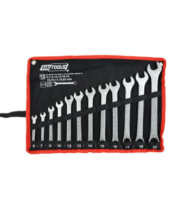 COMBINATION SPANNER SET 6-22mm 12pcs BLACK LINE