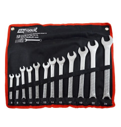 COMBINATION SPANNER SET 12pcs /8-24mm/ BLACK LINE