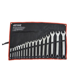 COMBINATION SPANNER SET 8-32mm 17pcs BLACK LINE
