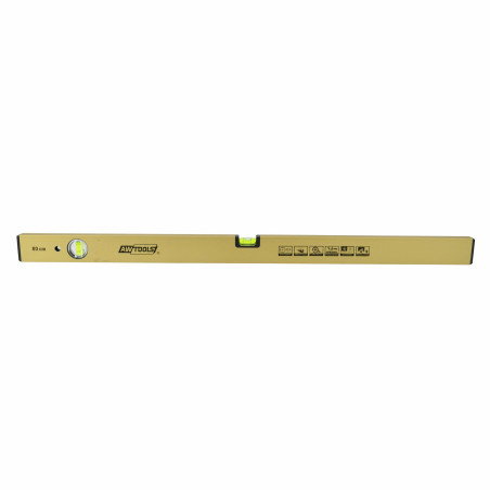 ALUMINIUM ANODISED SPIRIT LEVEL 40cm/ 2-VIALS