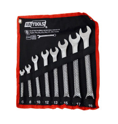 COMBINATION SPANNER SET 6-19mm 8pcs BLACK LINE