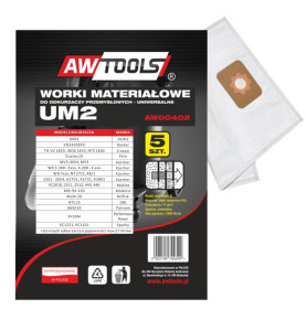 WORKI Z MIKROWŁÓKNINY kpl.5szt. UM2, MAKITA VC2010/2511/2512/445/446