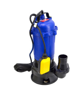 CAST IRON SUBMERSIBLE DIRTY WATER PUMP w/ FLOAT SWITCH & GRINDER 1050W