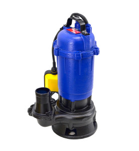 CAST IRON SUBMERSIBLE DIRTY WATER PUMP w/ FLOAT SWITCH & GRINDER 1050W