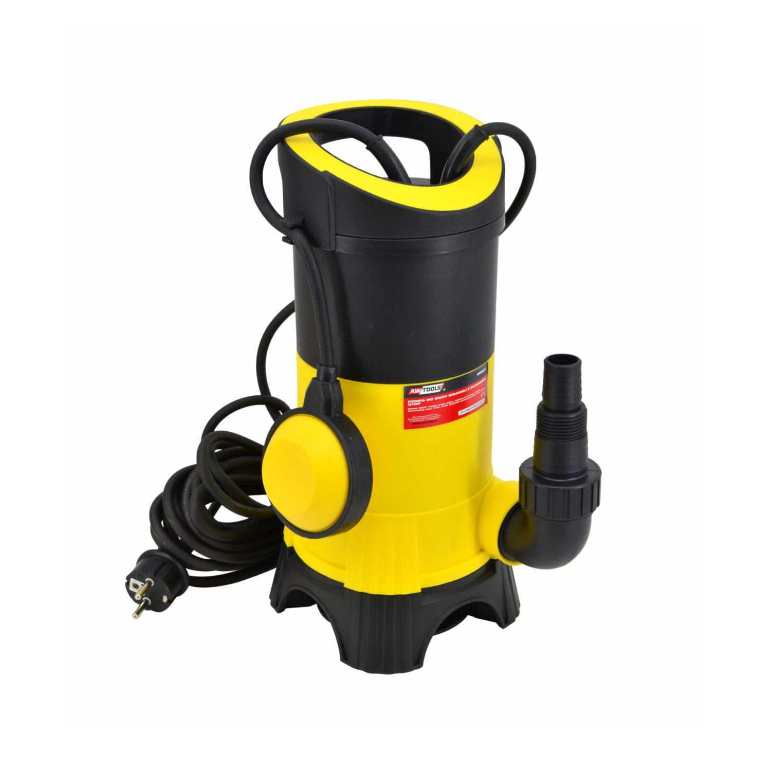 SUBMERSIBLE DIRTY WATER PUMP w/ FLOAT SWITCH 1100W 