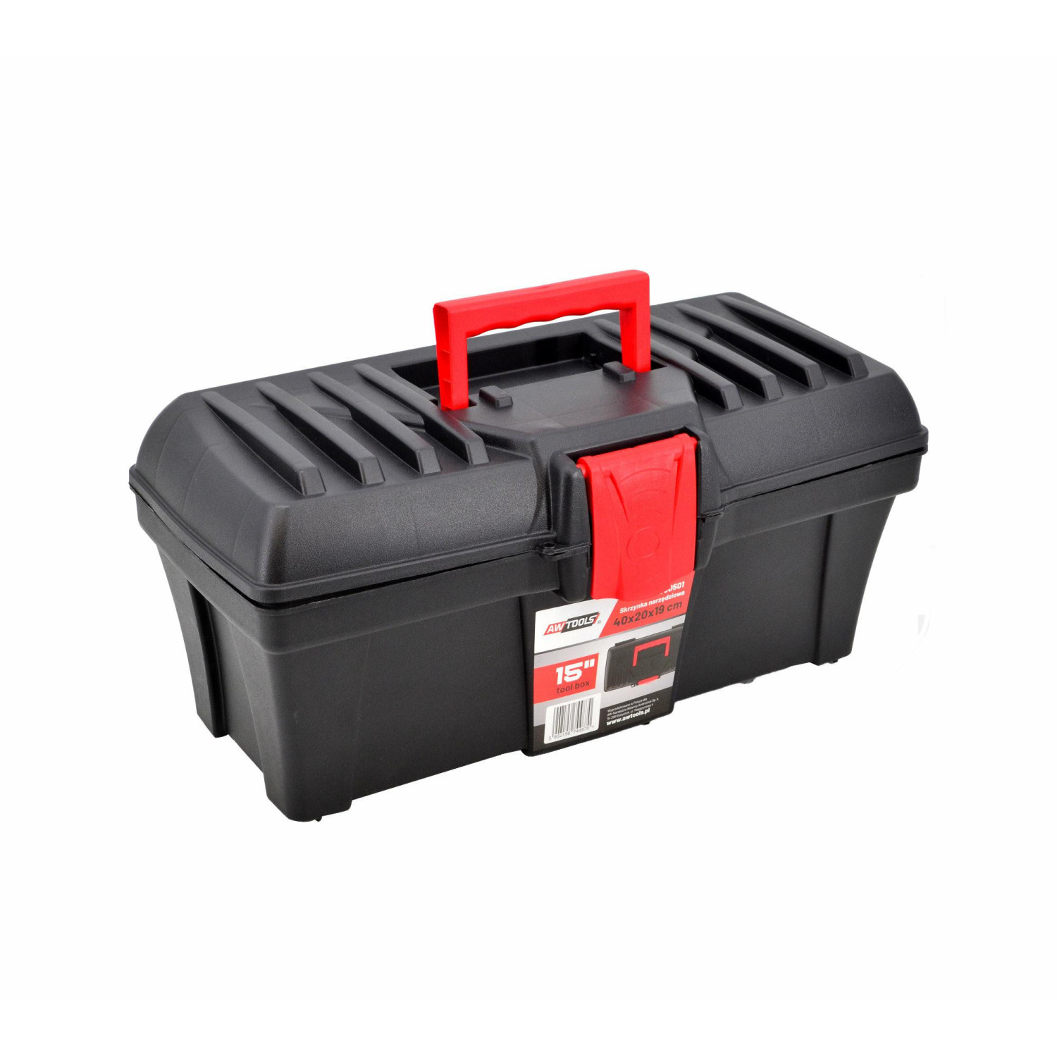 PLASTIC TOOLBOX 15" 40x20x19cm