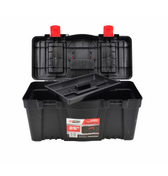TOOLBOX w/ REMOVABLE TRAY & LID ORGANISERS 25" 60x28x32cm