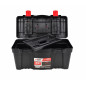 PLASTIC TOOLBOX w/ LID ORGANISERS 25" 60x28x32cm