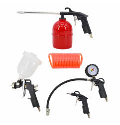 PNEUMATIC AIR SPRAY PAINT GUN TOOL SET 5pcs