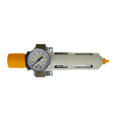 MIDI IN-LINE FILTER-REGULATOR w/ GAUGE 1/2"