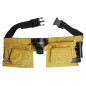 SUEDE LEATHER DOUBLE TOOL BELT w/ 11-POCKETS SUEDE LEATHER DOUBLE TOOL BELT w/ 11-POCKETS