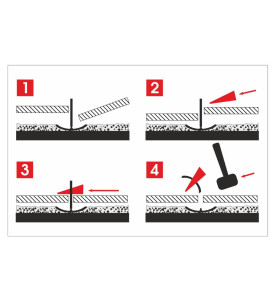 TILE LEVELING SYSTEM CLIPS & WEDGES STANDARD 1.5mm (7-15mm) 50+50pcs