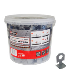 TILE LEVELLING SYSTEM CLIPS STANDARD 1.5mm 7-15mm 400pcs
