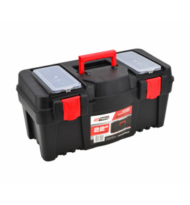 PLASTIC TOOLBOX w/ LID ORGANISERS 22" 55x27x27cm