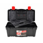 PLASTIC TOOLBOX w/ LID ORGANISERS 22" 55x27x27cm