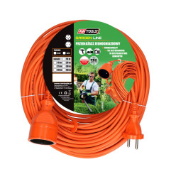 SINGLE SOCKET GARDEN EXTENSION LEAD 20m 2x1.0mm