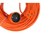 SINGLE SOCKET GARDEN EXTENSION LEAD 40m 2x1.0mm