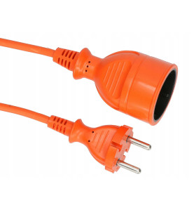 SINGLE SOCKET GARDEN EXTENSION LEAD 40m 2x1.0mm