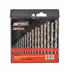 WIERTŁA DO METALU HSS-G KOMPLET 19elem. /1,0-10,0mm/