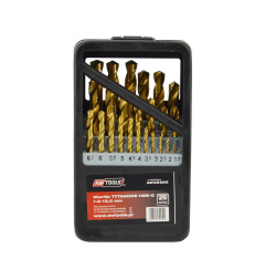 HSS-G TiN METAL TWIST DRILL BIT SET 25pcs /1-13mm/