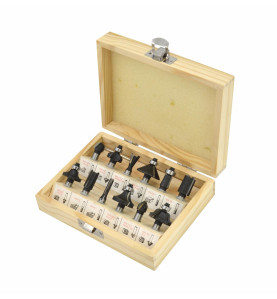 WOOD ROUTER BIT SET 12pcs
