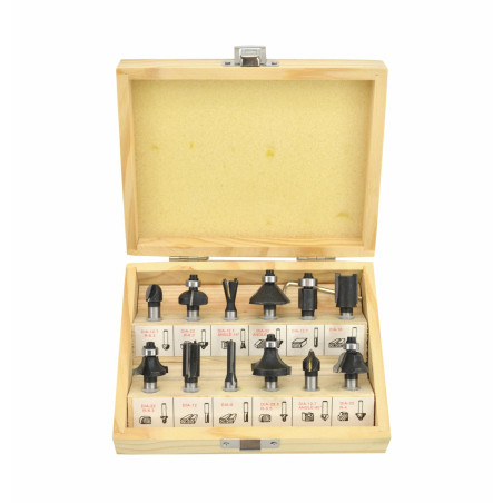 WOOD ROUTER BIT SET 12pcs
