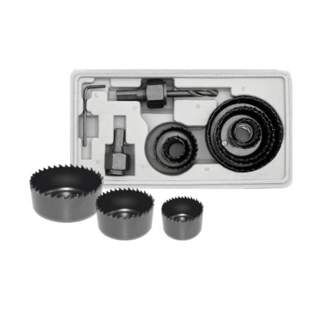 CARBON HOLE SAW SET 18-63mm 11pcs