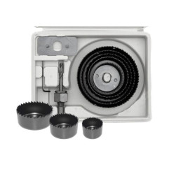 CARBON HOLE SAW SET 50-100mm 8pcs