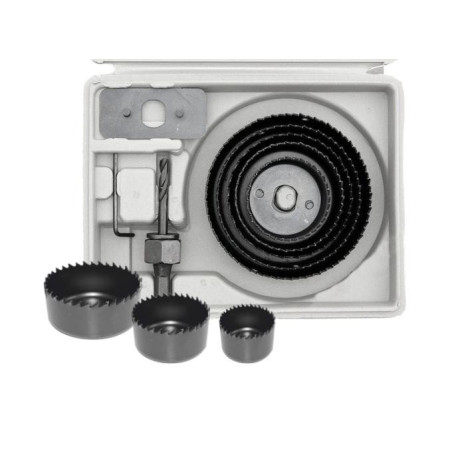 CARBON HOLE SAW SET 50-100mm 8pcs