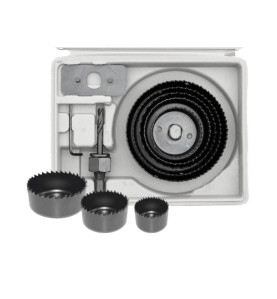 CARBON HOLE SAW SET 50-100mm 8pcs
