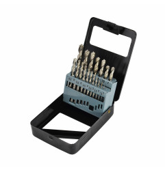 HSS-G METAL TWIST DRILL BIT SET 19pcs /1-10mm/