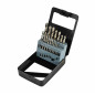 HSS-G METAL TWIST DRILL BIT SET 19pcs /1-10mm/