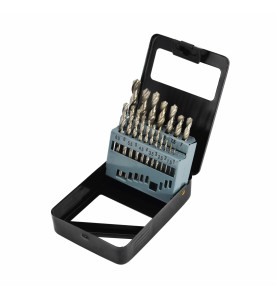HSS-G METAL TWIST DRILL BIT SET 19pcs /1-10mm/