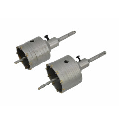 TCT CORE DRILL BIT SET SDS-PLUS 2pcs 65-80x100mm