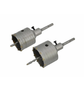 ZESTAW KORON WIDIOWYCH DO BETONU SDS-PLUS 2szt. 65+80x100mm