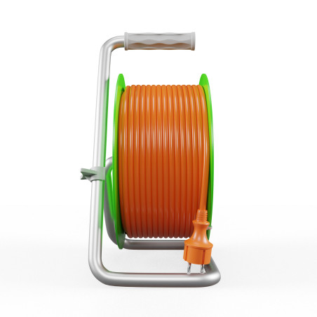 GARDEN CABLE REEL ON PVC DRUM 40m 3x1mm 